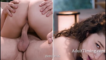 Preview 3 of Sunah Rosul Remaja - Split Screen Adventures With Nerdy Teen Cutie - Leana Lovings (Spanish Subs)