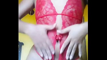 Preview 1 of Parody Audition - travesti de langerrie vermelha
