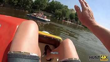 Preview 2 of Bbc Punk - HUNT4K. Hunter meets couple at the lake and pays man to fuck his girl