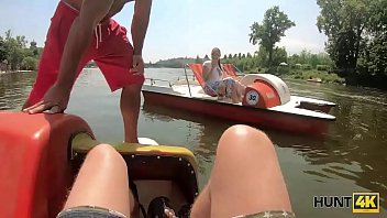 Preview 1 of Bbc Punk - HUNT4K. Hunter meets couple at the lake and pays man to fuck his girl