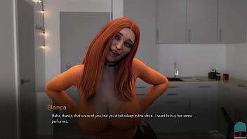 Preview 3 of X Video Com Sister - BOUND #10 - Big breasted redhead Blanca is showing off