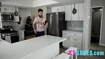 Preview 1 of Boobs Cosking - An Exxtra Small Christmas Gift- Isabella Nice