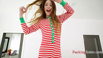 Preview 1 of Student 17 Porn - Naughty Elf Stepsis&#039_s Sassy Shenanigans- Myra Moans