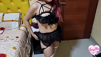 Preview 1 of Preforming For Yall - Esta zorra se viste de fantasma y me da tremenda mamada en halloween!!! No tenia dulces pero le di mi semen para que este feliz