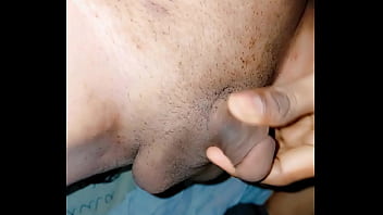 Preview 4 of Bath Big Slut - Femboy try to get limp micro penis hard erect but seems impossible as it&#039_s impotent