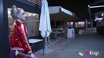 Preview 3 of Boy Aaron Solo - Lady Medusa is the nasty Harley Quinn. She&#039_s looking for a BIG COCK