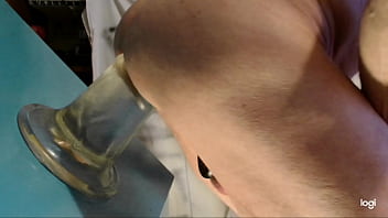 Preview 2 of Mia Porno Filma - Huge monster horse dildo all the way in my big pussy,  40 cm. deep
