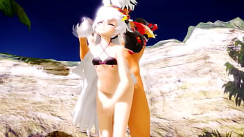 Preview 1 of Breathtaking Facesitting - Els Beaching