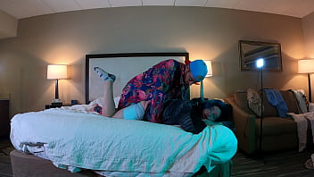 Preview 4 of Dani Daniel Taxi - Celebrity Fucks Tgirl in Chastity