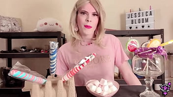 Preview 1 of Ripped Bitch - Sissy Slut Candy Shop - Jessica Bloom Anal Sweetie Slut
