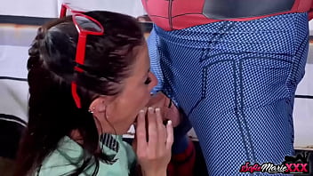 Preview 2 of Newly Mature Fuck Bech Woman - Naughty MILF Sofie Marie Gives Spiderman An Amazing Blowjoba