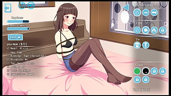 Preview 2 of Sex Wt Anni - Bonds [ BDSM Hentai game ] Ep.1 two girls tying up a cute classmate with shibari ropes to tickle her