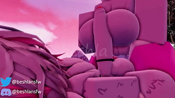 Preview 4 of Johnny Sins And Krissy Lynn Xxx - bunny trying to get a carrot - roblox animation