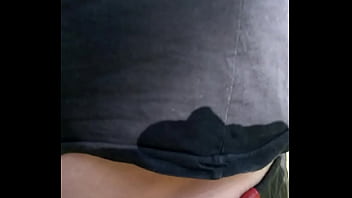 Preview 4 of Patrice From Booty Talk 45 - Me tied to a tree in leather shorts and tanga