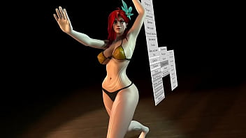 Preview 2 of Shanti Deebi New Sex - Virt-a-Mate Arcana Windrunner dance bikinis