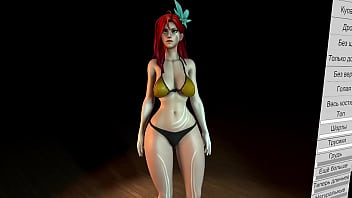 Preview 1 of Shanti Deebi New Sex - Virt-a-Mate Arcana Windrunner dance bikinis