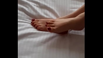 Preview 4 of Tonya Venter Hidden Warren - Feet fetish queen - red manicure feet for sex