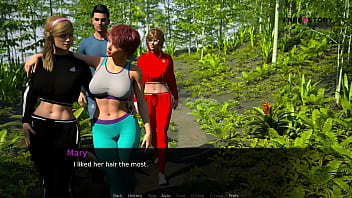 Preview 4 of Indian Yati - 36- DuskLight Manor - John and Lola watching other couple doing sex and playing themselves