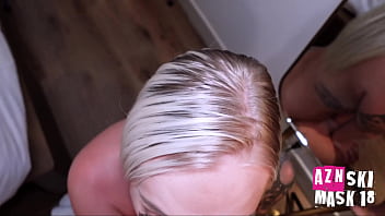 Preview 4 of Morning Boner Sister - Hot Blonde fuckmeat loves fucking Asian cock ~ Elana Bunnz AMWF