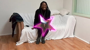 Preview 1 of Bareback Teen Boys - Long Tall Ebony with AMAZING tits loves cock in her asshole