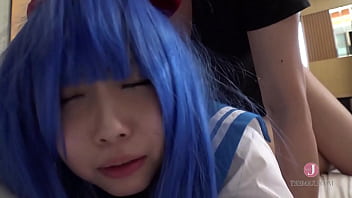 Preview 4 of Fake Figth - I&#039_m going to dress a cuddly girl in a sailor suit and play a prank on her!