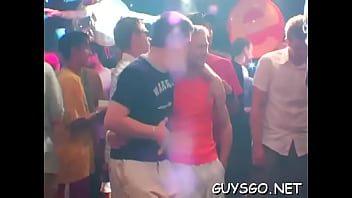 Preview 2 of Dani Amour Gangbang - Full on homosexual night out