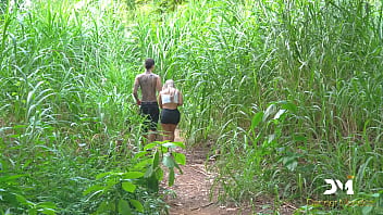 Preview 2 of Sister Sex Romantic - Outdoor sex with my horny neighbor with big tits - Danner Mendez and Naty Delgado