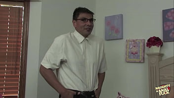 Preview 1 of Nipple Long Big - A pair of innocent sweeties love having their holes opened up by a nerdy guy