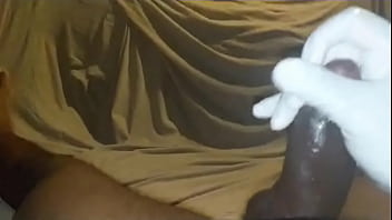 Preview 4 of Kumral Brazzers - Tysonsbigblackcock - FAT BLACK DICK getting stroked close up! #38- VID-20231121-WA0002 - Jan 19,  2024