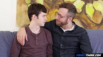 Preview 2 of Frost Blowjob - FamilyTwink - Teaching Fight Skills to My Weak Step Son