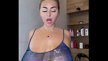 Preview 1 of Pinay Sex Film - Elastic saggy heavy want to jump out two cans Big natural saggy tits ovals hard nipples