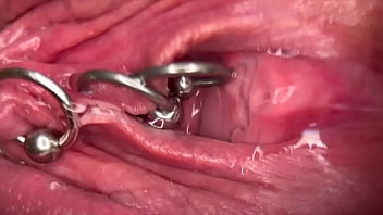 Preview 4 of Xxx Ukrainy - Really Close Up Macro my Pierced Clit and Pussy until get Very Wet and PEE go to inside my Pussy