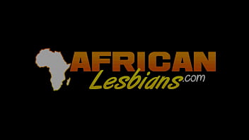 Preview 1 of Hamura - Bald Big Tits African Straight Gets Eaten By Lesbian Roommate First Time