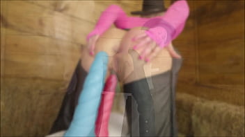 Preview 3 of Filipina Party - Sam Zee Horsing Around In The Barn DP/DAP