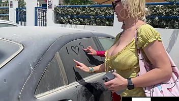 Preview 1 of Derin Darde - 2 Busty British Loving a Spanish Cock in Ibiza