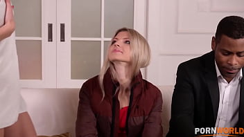 Preview 1 of Www Hot Sexay Com - Horny Boss Sasha Rose Gets Caught Fucking Her BBC Employee By Blonde Hottie Gina Gerson