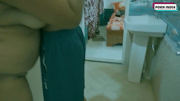 Preview 1 of Telugu Actor Anushka F Videos - Horny Step Son Fucks Step Mom in Bathroom 2