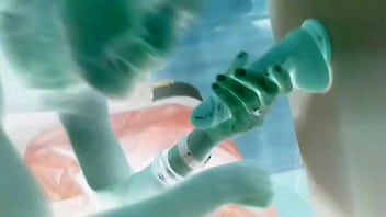 Preview 3 of Tuga Su - Sucking &amp_ cum shot in this full on oral dildo worship video. Alien inspired oral fantasy in art negative production by A55B4Nd1T