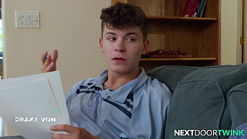 Preview 1 of Maa Bete Ki Sex Pron Full Video - &quot_But You&#039_re NAKED!!&quot_,  Hunk Voice Coach Dicks Down Twink Student - Trevor Harris,  Drake Von