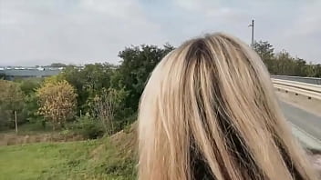 Preview 4 of Btosmall Dick - Highway public fuck