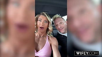 Preview 1 of Eric Secretary - WIFEY Fit Blonde Hotwife Cassie Bender Gets A BBC Creampie In Front Of Hubby