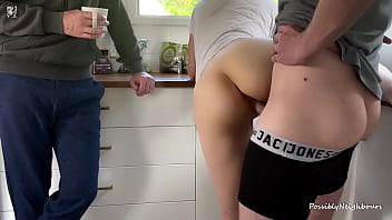 Preview 4 of Mommmy And Boy - Husband Watches Wife Geting Fucked and Creampied