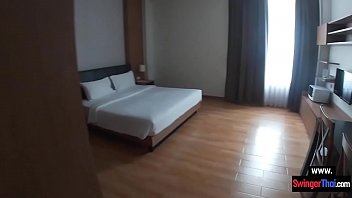 Preview 1 of Anak Sklh Mesum - Amateur European Asian couple fucking in the hotel