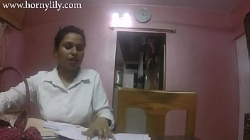 Preview 2 of Fuce Me - Indian School Teacher Seducing Her Student Showing Her Big Juicy Boobs
