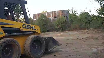 Preview 3 of Yulia Webcam - Sexy Indian Girl Driving Bobcat - Maya