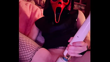 Preview 2 of Japanese Mom In Movies - Ghostface masturbates for you