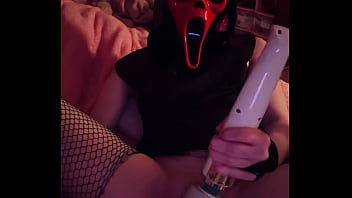 Preview 3 of Japanese Mom In Movies - Ghostface masturbates for you