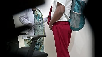 Preview 1 of Sonye Loyan - Lady Doctor is checking a school student dick