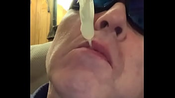 Preview 2 of Hitting Hard Brutal - Eating my own cum!