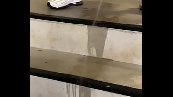 Preview 3 of Randi Garls Sex Video - on my birthday i&#039_m so naughty and piss in the public stairwell